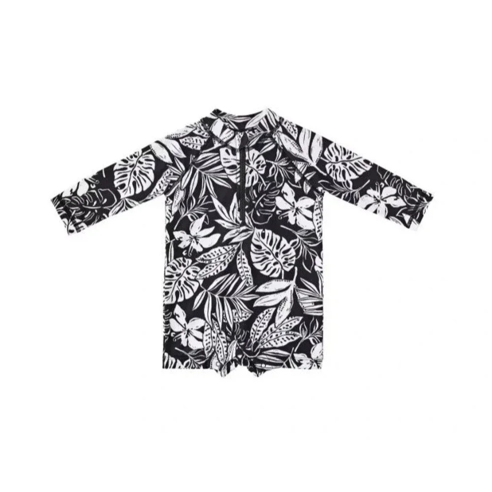 New! Baby Rashguard One-Piece Swimsuit
